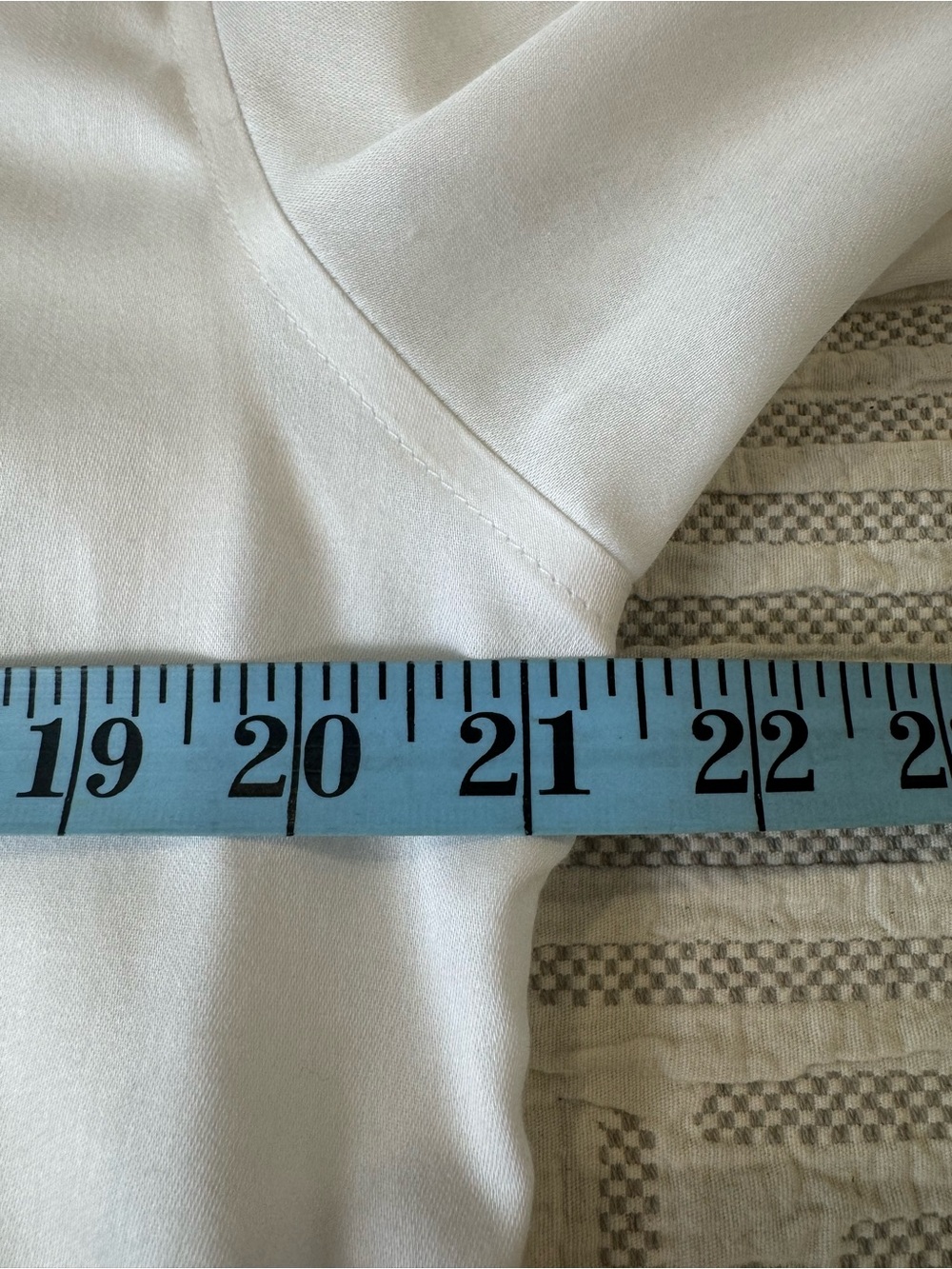 Bellissimo Wrinkle Free Slim Fit Dress Shirt White Size 16 34/35 Cotton Blend - Picture 7 of 12